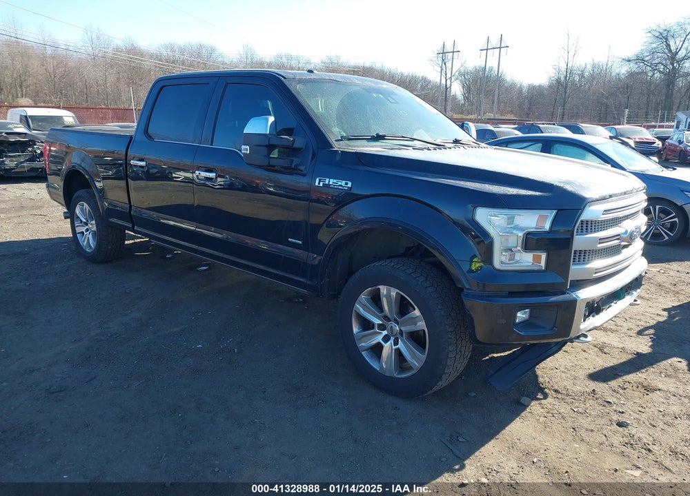 2016 FORD F-150 PLATINUM VIN: 1FTFW1EG2GFB90668