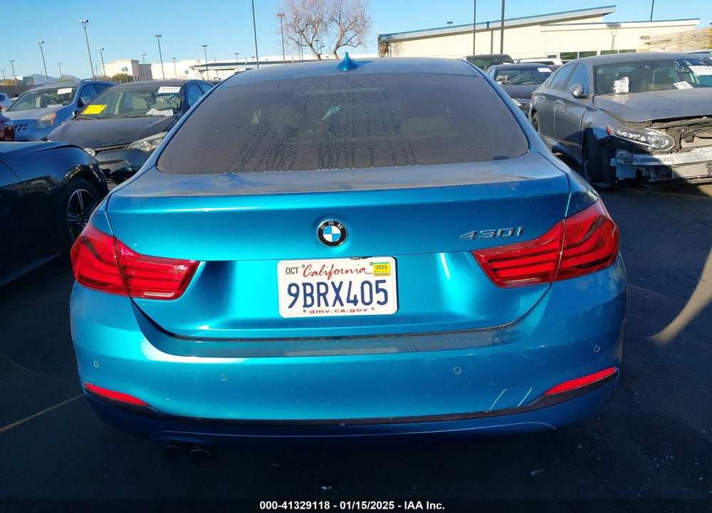 2019 BMW 430I GRAN COUPE VIN: WBA4J1C54KBM15516