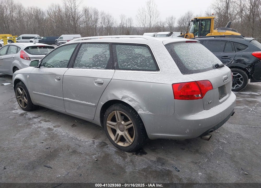 2007 AUDI A4 2.0T AVANT VIN: WAUKF78E17A007928