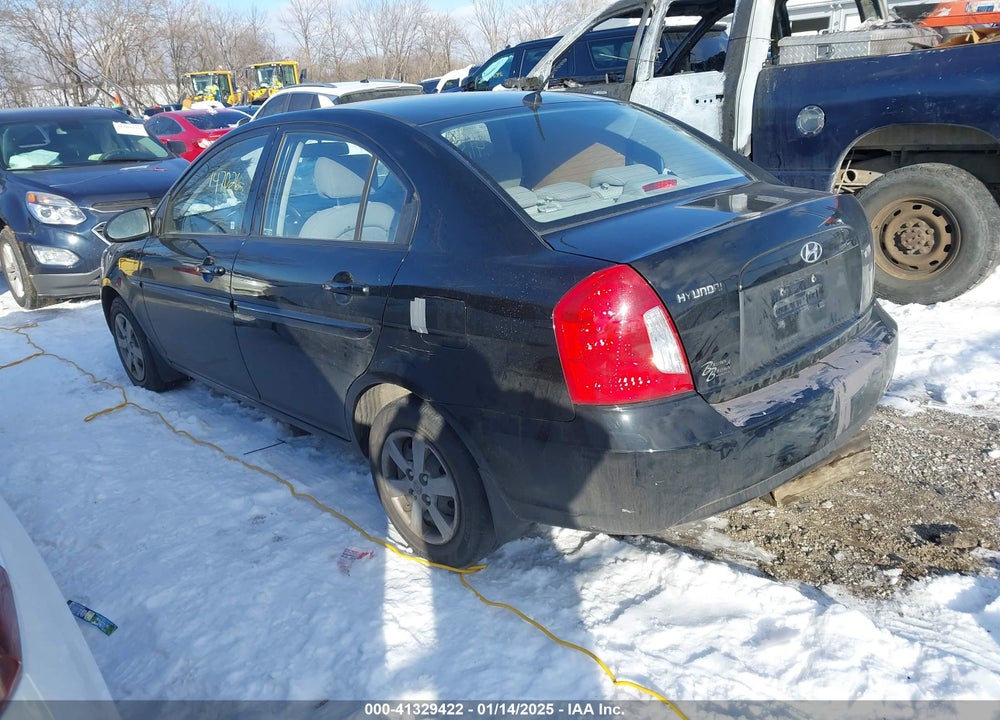 2008 HYUNDAI ACCENT VIN: KMHCN46C98U196608