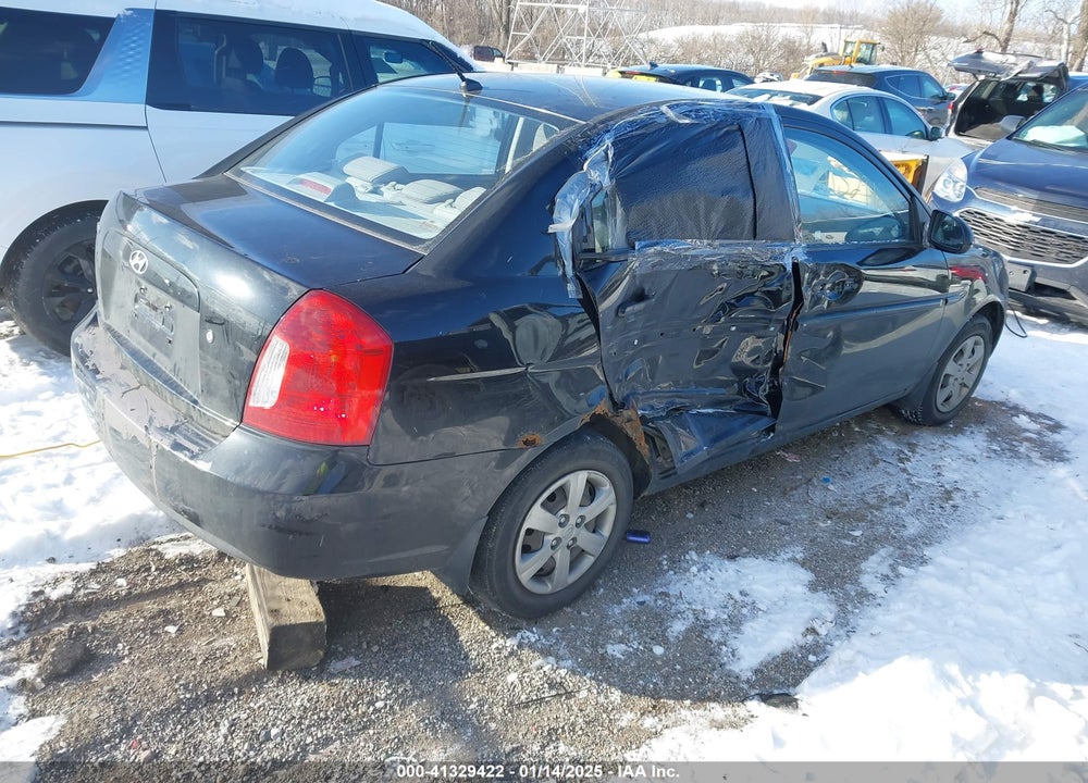 2008 HYUNDAI ACCENT VIN: KMHCN46C98U196608