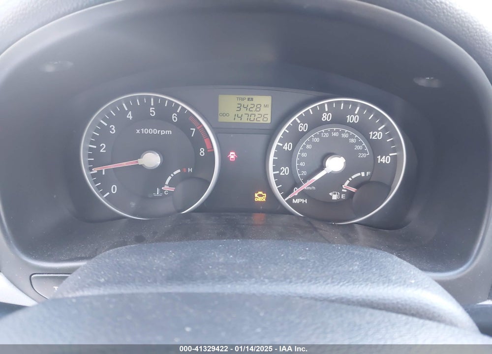 2008 HYUNDAI ACCENT VIN: KMHCN46C98U196608