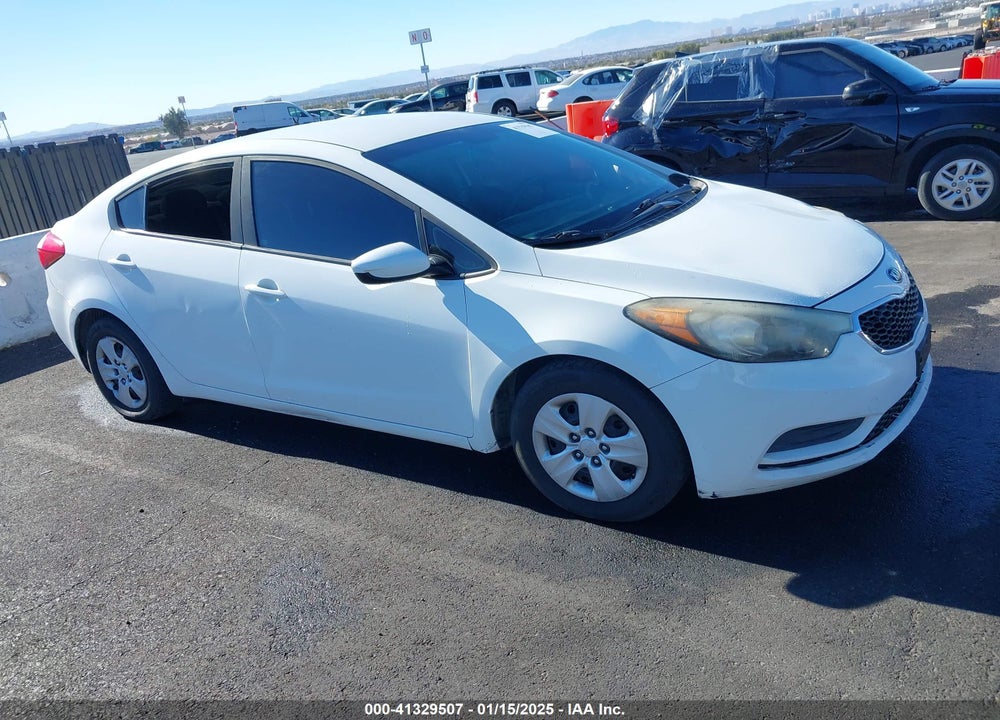2016 KIA FORTE LX VIN: KNAFK4A66G5595056
