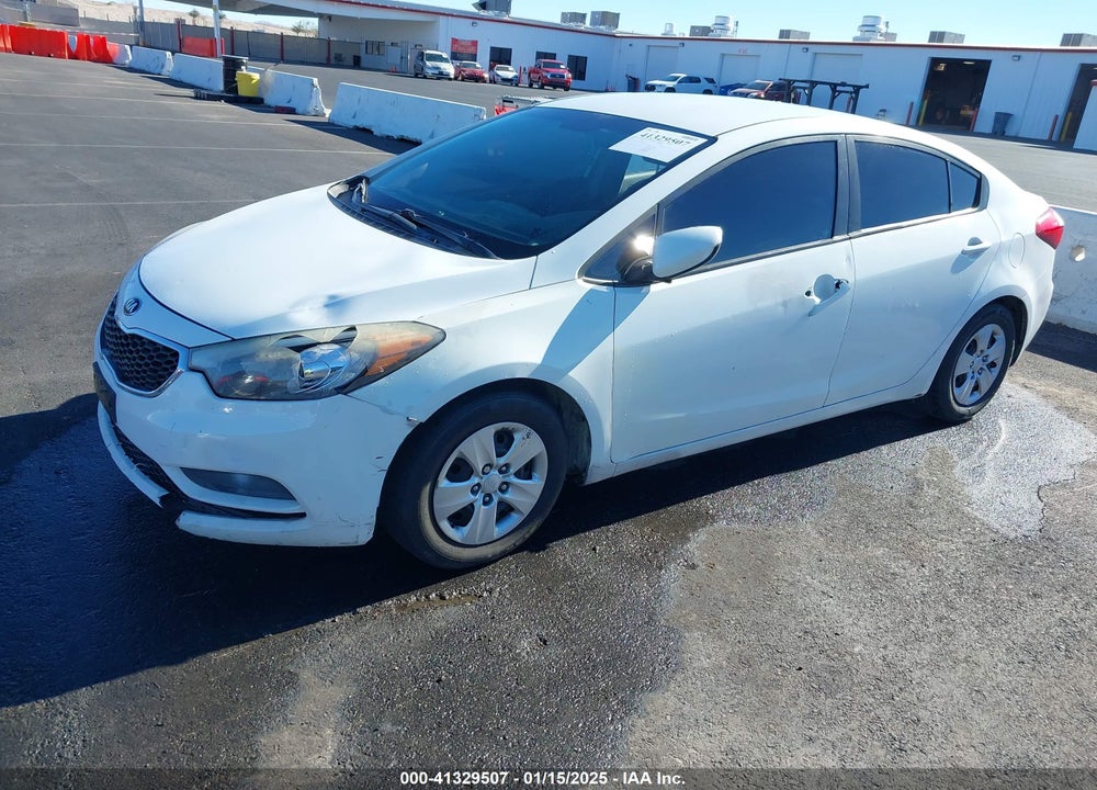 2016 KIA FORTE LX VIN: KNAFK4A66G5595056