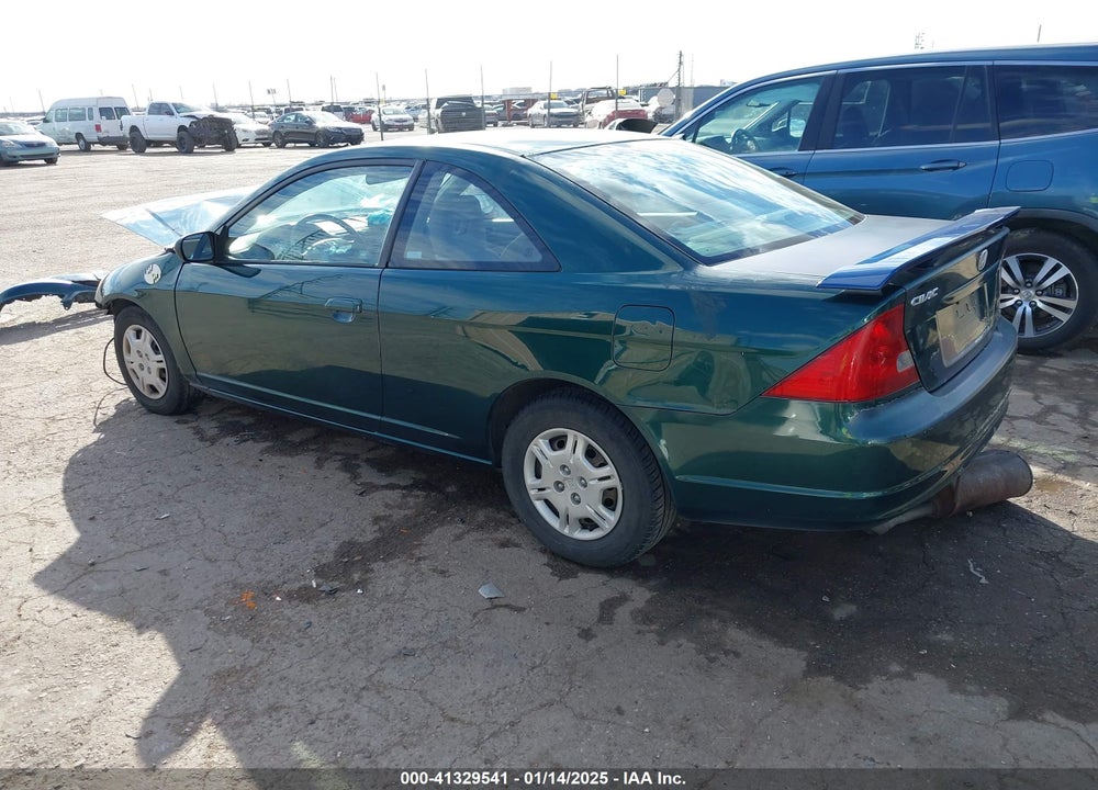 2002 HONDA CIVIC LX VIN: 1HGEM22522L018081