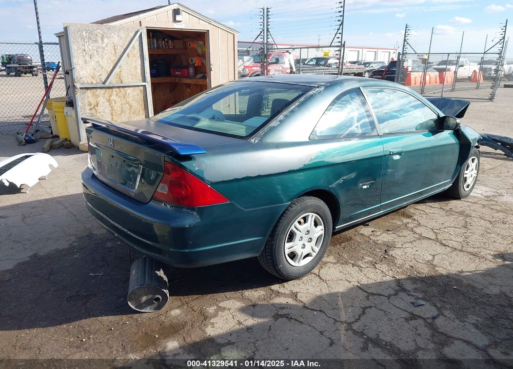 2002 HONDA CIVIC LX VIN: 1HGEM22522L018081