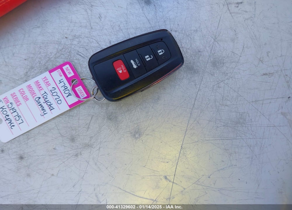 2020 TOYOTA CAMRY VIN: 4T1L31AK5LU519757