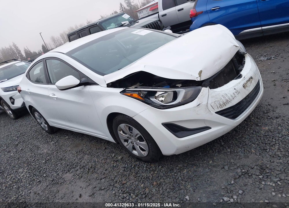 2016 HYUNDAI ELANTRA SE VIN: 5NPDH4AE3GH693624