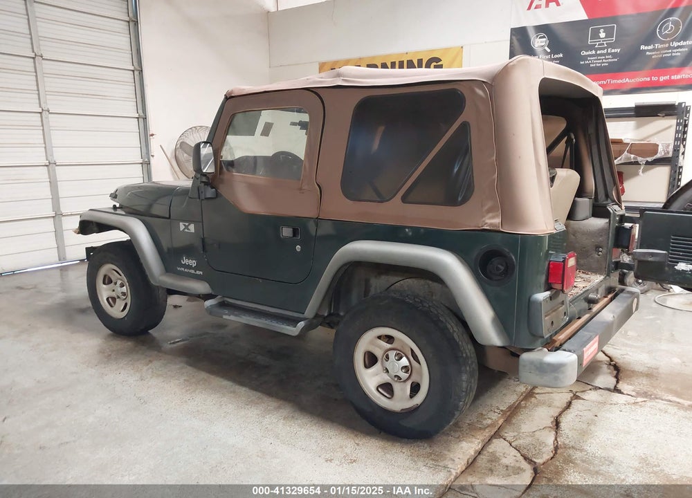 2003 JEEP WRANGLER X VIN: 1J4FA39S43P339234