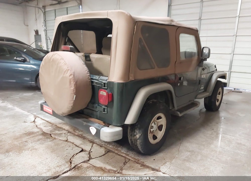 2003 JEEP WRANGLER X VIN: 1J4FA39S43P339234