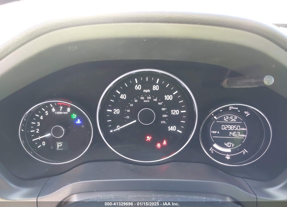 2019 HONDA HR-V SPORT VIN: 3CZRU6H16KG724005