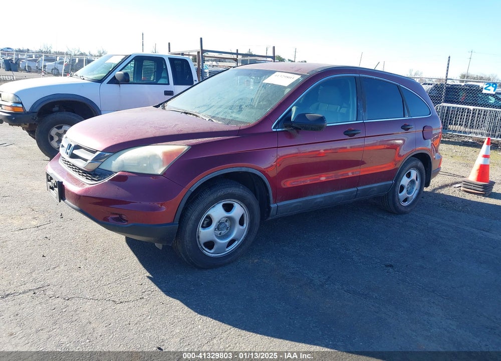 2010 HONDA CR-V LX VIN: 5J6RE3H31AL000754