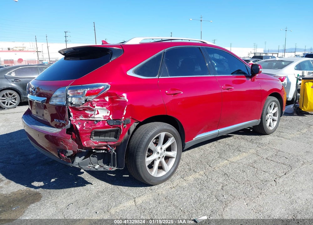 2012 LEXUS RX 350 VIN: 2T2ZK1BA1CC068679