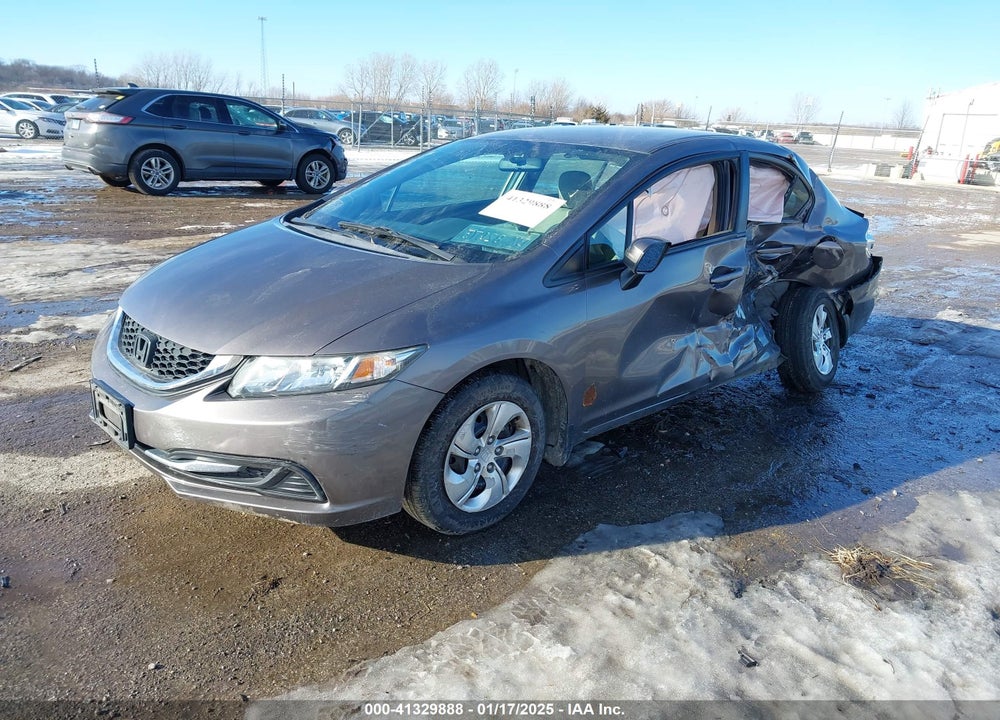 2014 HONDA CIVIC VIN: 19XFB2F54EE025467