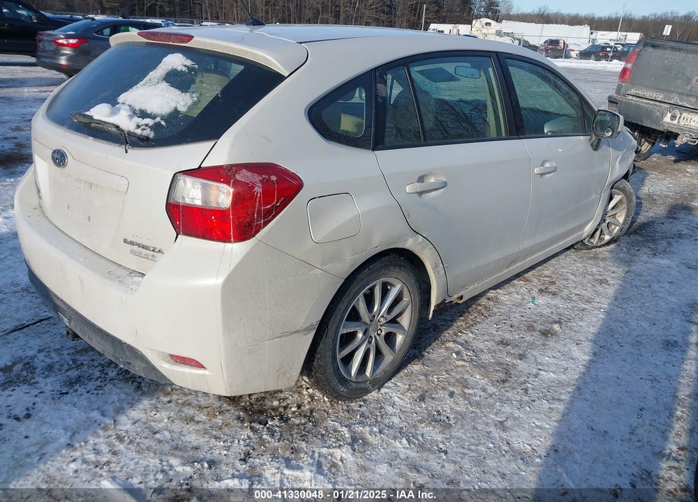 2012 SUBARU IMPREZA 2.0I PREMIUM VIN: JF1GPAC6XCH216529