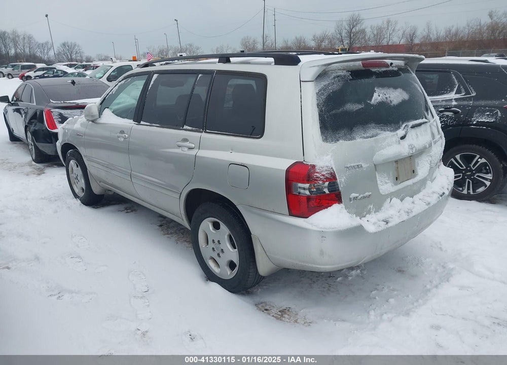 2005 TOYOTA HIGHLANDER LIMITED V6 VIN: JTEEP21A750124161