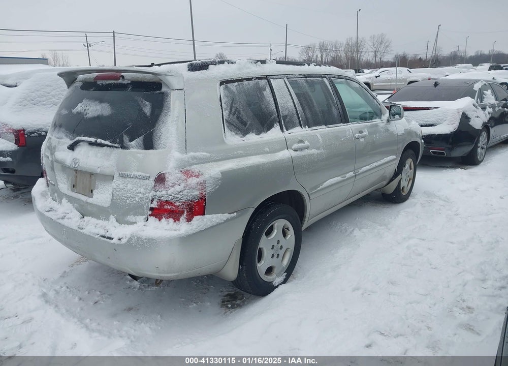 2005 TOYOTA HIGHLANDER LIMITED V6 VIN: JTEEP21A750124161