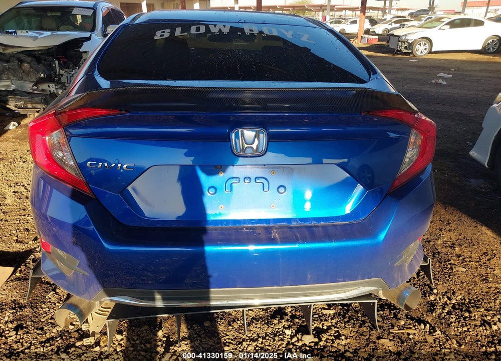 2020 HONDA CIVIC VIN: 2HGFC2F6XLH565995