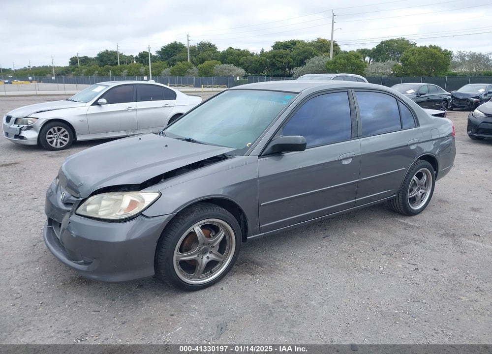 2004 HONDA CIVIC LX VIN: 1HGES16564L016055
