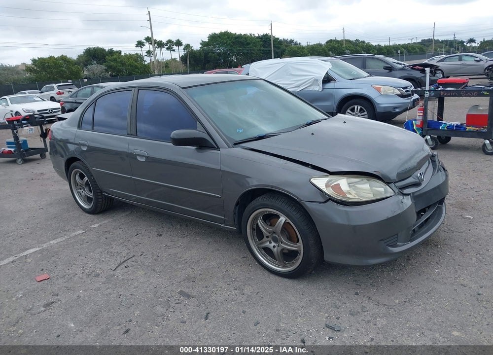 2004 HONDA CIVIC LX VIN: 1HGES16564L016055