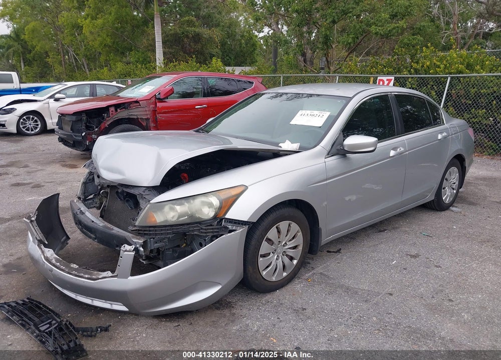 2010 HONDA ACCORD 2.4 LX VIN: 1HGCP2F31AA186683
