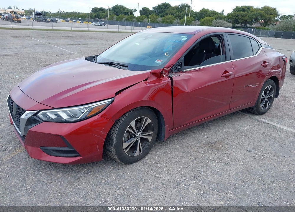 2022 NISSAN SENTRA SV XTRONIC CVT VIN: 3N1AB8CV0NY208965