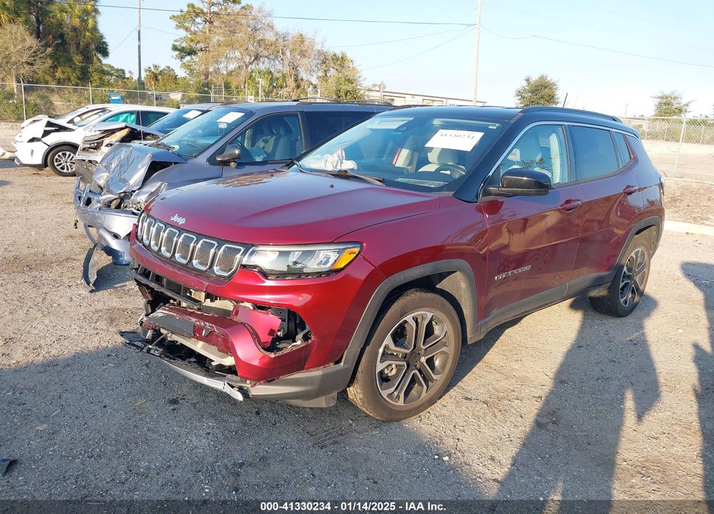 2022 JEEP COMPASS LIMITED 4X4 VIN: 3C4NJDCB6NT149742