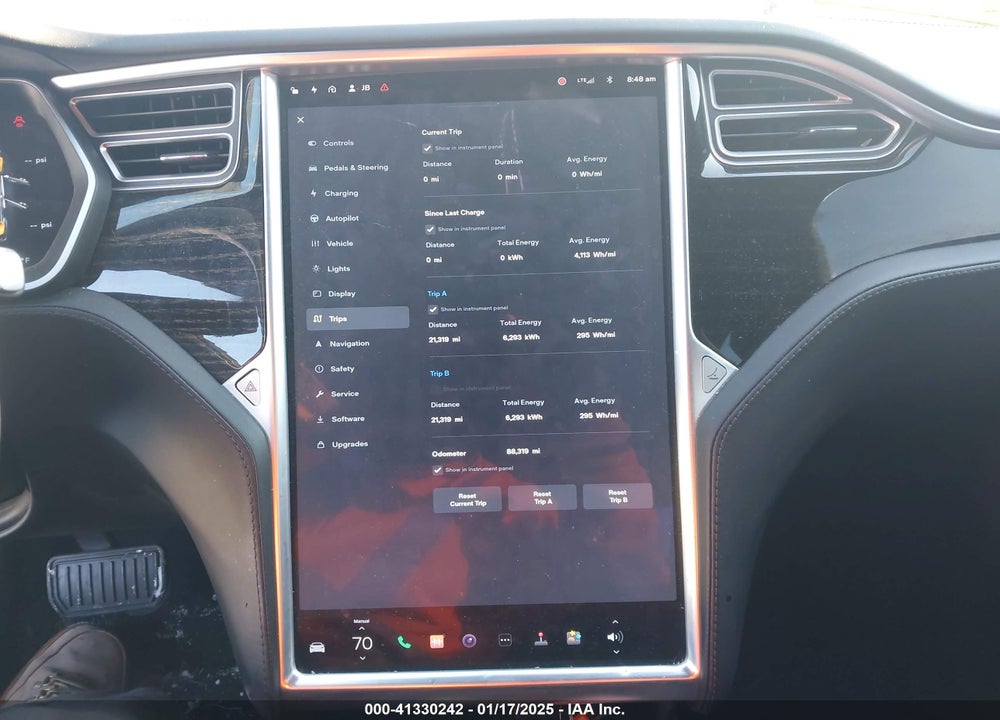 2016 TESLA MODEL S VIN: 5YJSA1E26GF171482