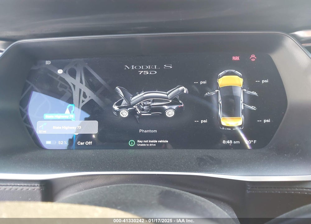 2016 TESLA MODEL S VIN: 5YJSA1E26GF171482