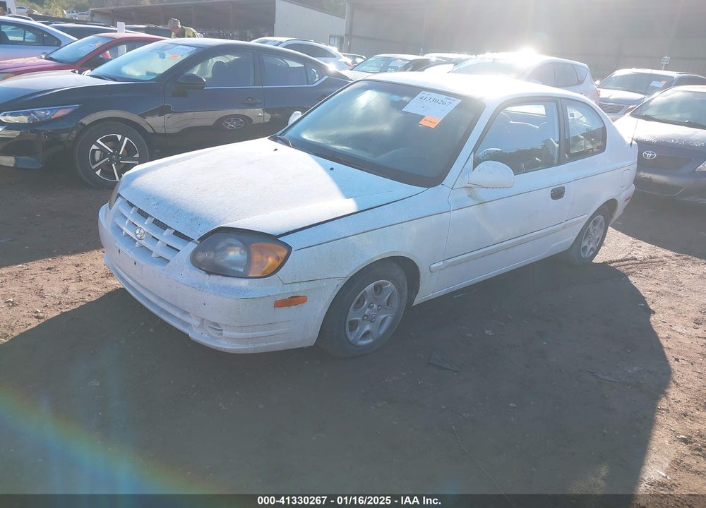 2005 HYUNDAI ACCENT GLS/GT VIN: KMHCG35C05U328267