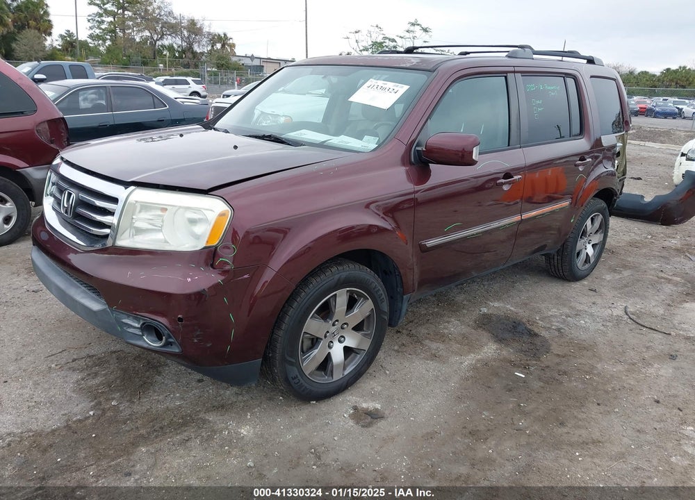 2015 HONDA PILOT TOURING VIN: 5FNYF3H98FB022098