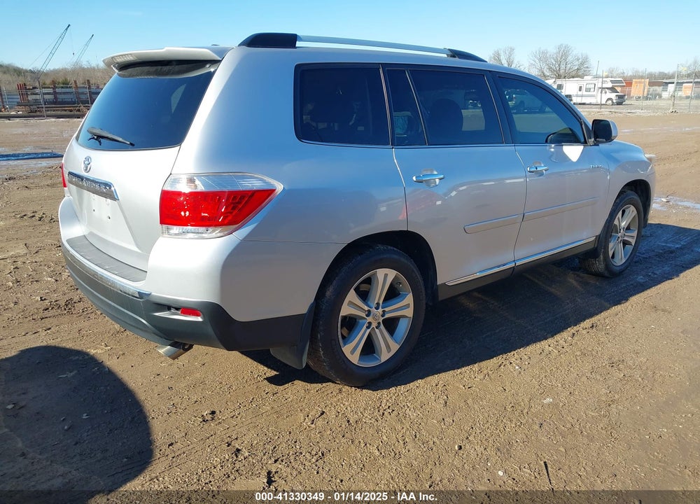 2012 TOYOTA HIGHLANDER LIMITED V6 VIN: 5TDYK3EH5CS078594