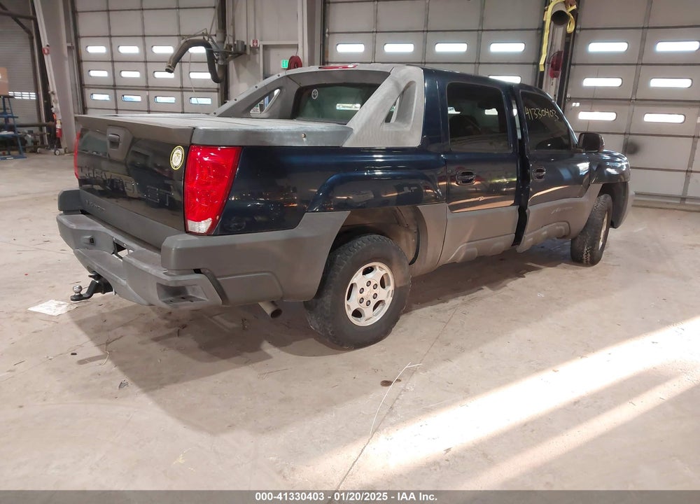 2004 CHEVROLET AVALANCHE 1500 VIN: 3GNEC12T14G257462