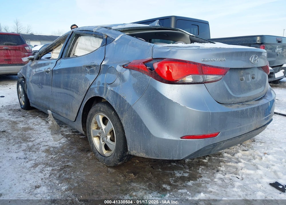 2015 HYUNDAI ELANTRA VIN: 5NPDH4AE6FH602554