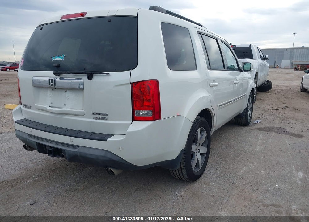 2013 HONDA PILOT TOURING VIN: 5FNYF4H98DB076102