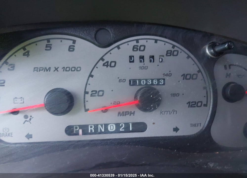 2003 FORD RANGER EDGE/TREMOR/XLT VIN: 1FTYR44U73PB50681