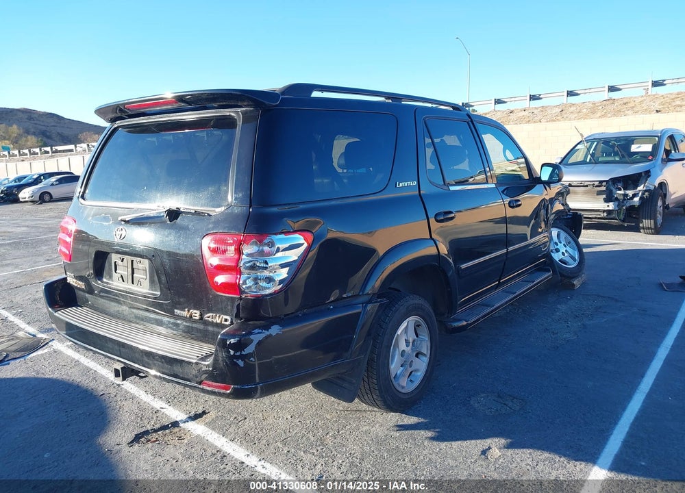 2002 TOYOTA SEQUOIA LIMITED V8 VIN: 5TDBT48A82S128779
