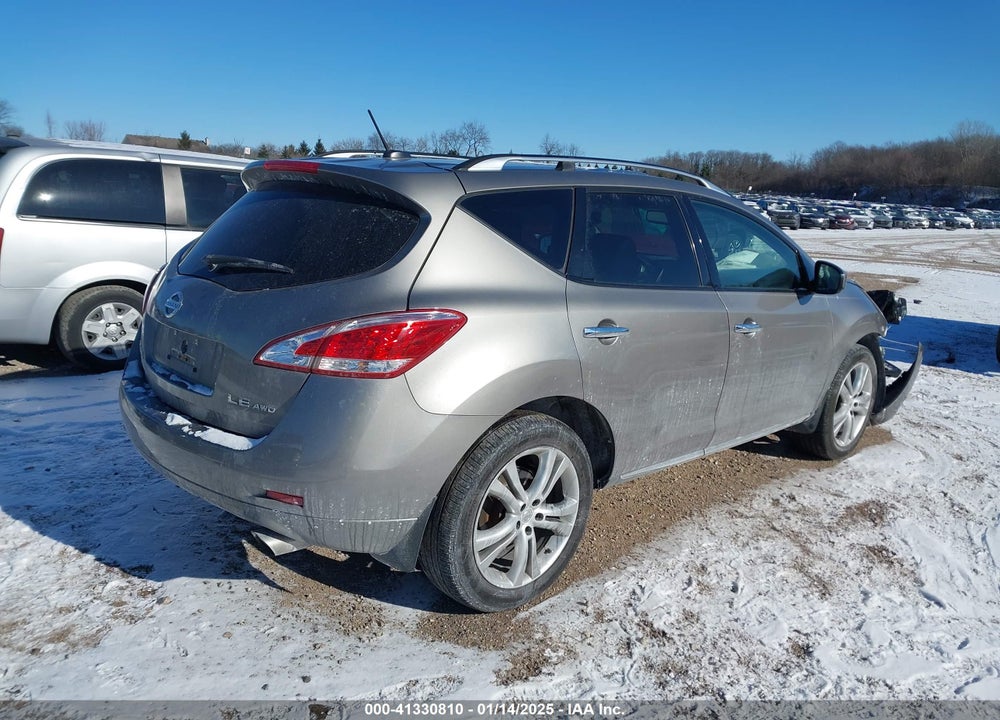 2011 NISSAN MURANO LE VIN: JN8AZ1MW5BW185004