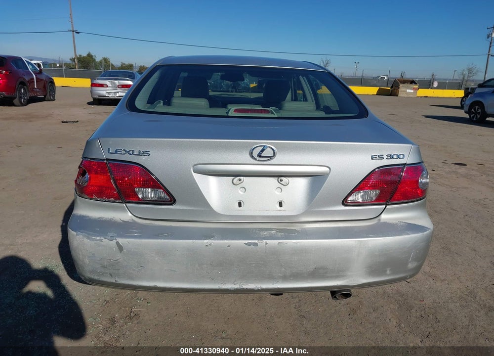 2003 LEXUS ES 300 VIN: JTHBF30G430120991