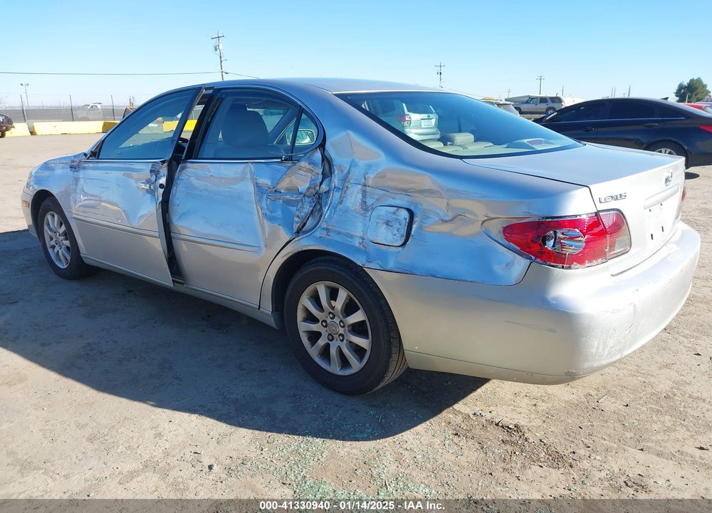 2003 LEXUS ES 300 VIN: JTHBF30G430120991