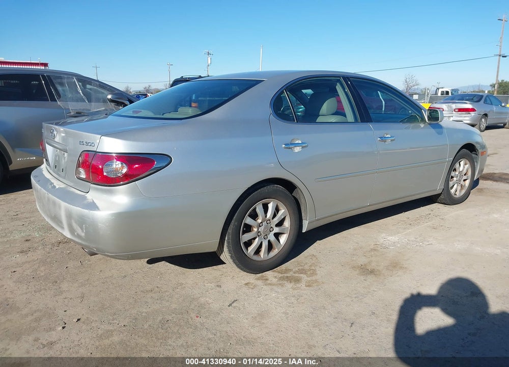 2003 LEXUS ES 300 VIN: JTHBF30G430120991