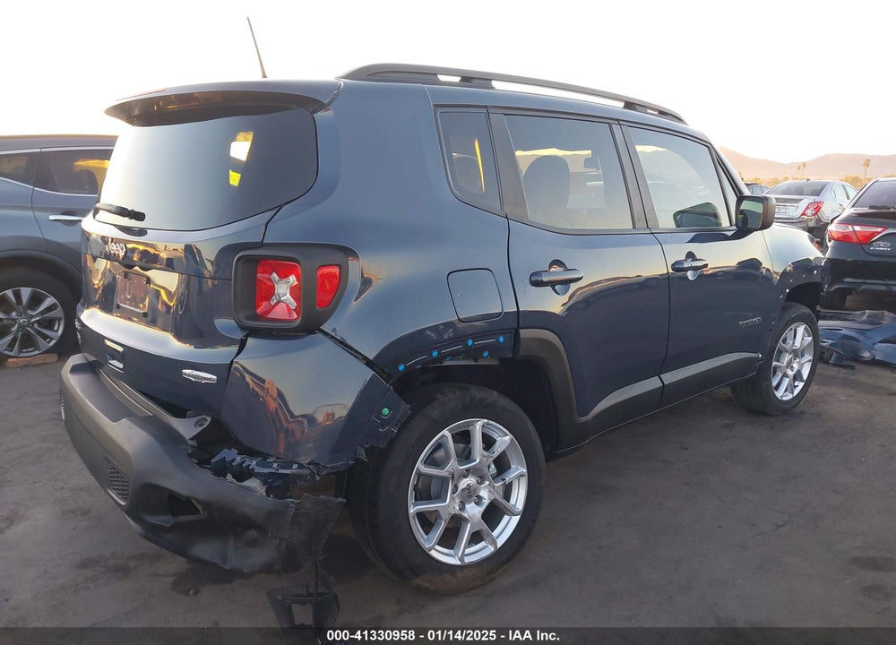 2022 JEEP RENEGADE LATITUDE 4X4 VIN: ZACNJDB19NPN90729