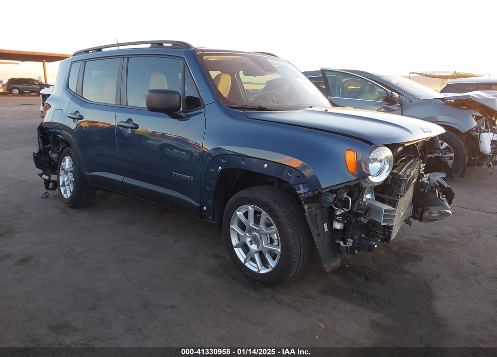 2022 JEEP RENEGADE LATITUDE 4X4 VIN: ZACNJDB19NPN90729