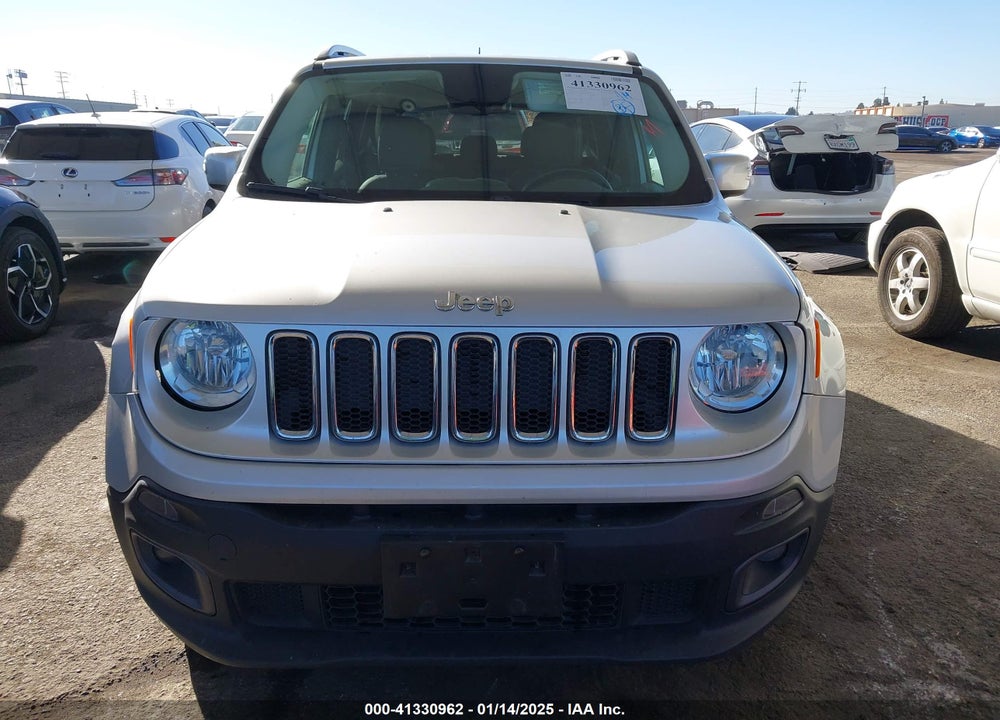2016 JEEP RENEGADE LIMITED VIN: ZACCJADT8GPE35440