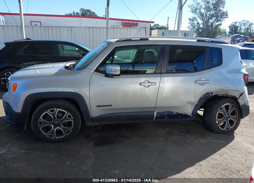 2016 JEEP RENEGADE LIMITED VIN: ZACCJADT8GPE35440