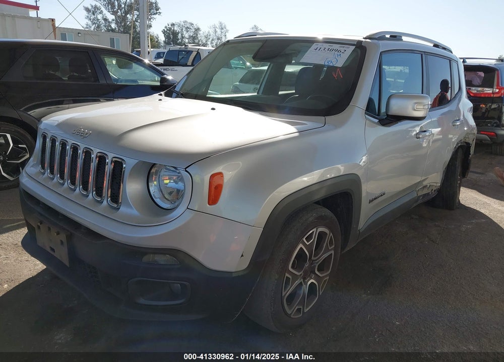 2016 JEEP RENEGADE LIMITED VIN: ZACCJADT8GPE35440