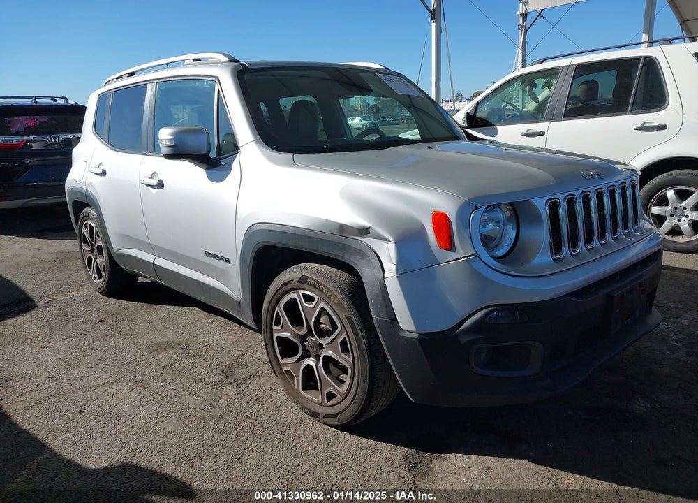 2016 JEEP RENEGADE LIMITED VIN: ZACCJADT8GPE35440