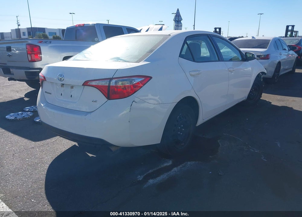 2014 TOYOTA COROLLA LE VIN: 5YFBURHE4EP171896