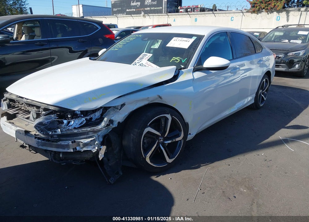 2019 HONDA ACCORD SPORT VIN: 1HGCV1F3XKA037559