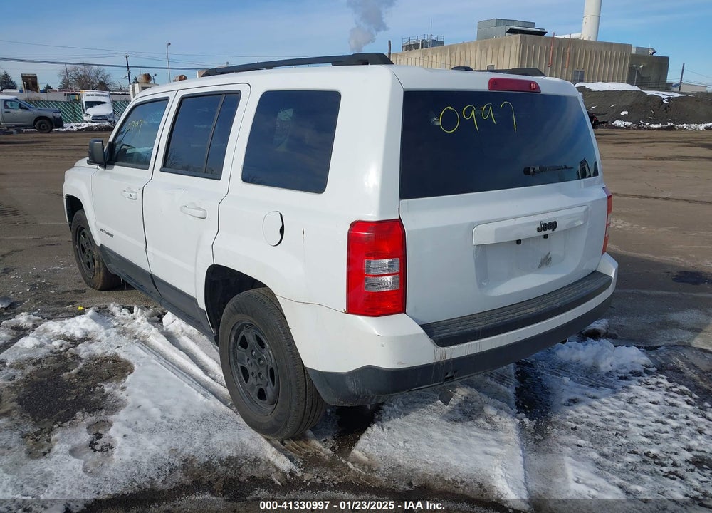 2016 JEEP PATRIOT SPORT VIN: 1C4NJPBB5GD800287